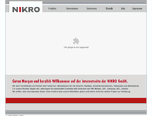 Tablet Screenshot of nikro.de