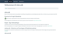 Desktop Screenshot of nikro.dk